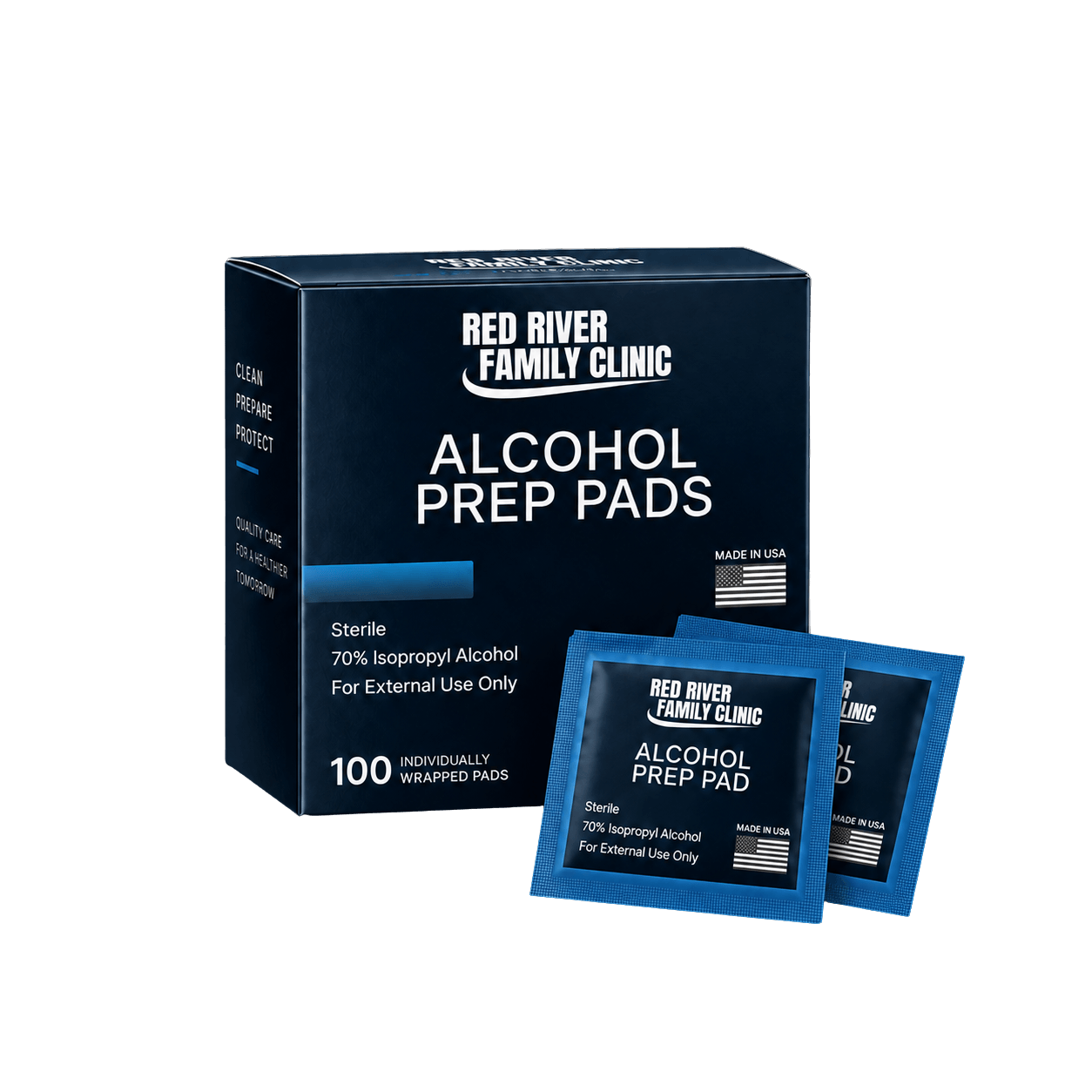 Single-use alcohol prep pad